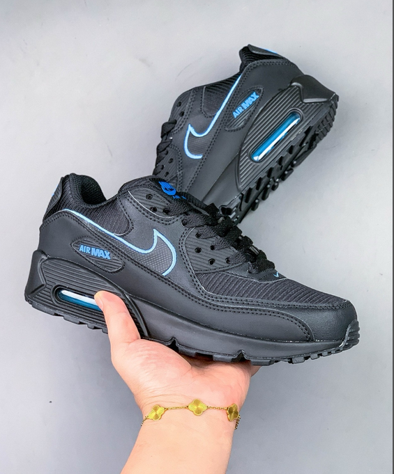 Nike Air Max 90 "Black University Blue" 006-231
