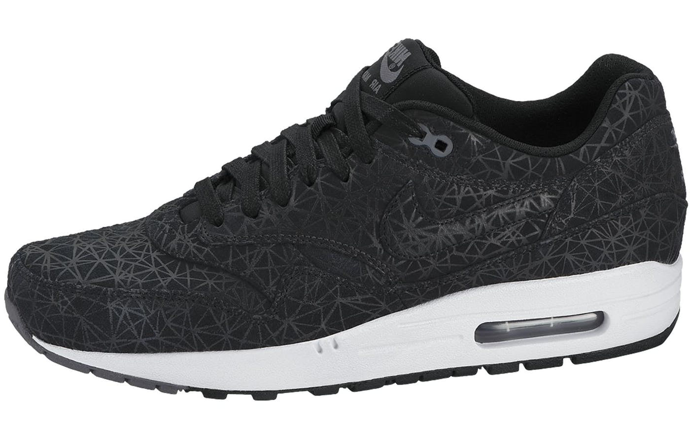Nike Air Max 1 Prm 'Geometric' Black/Black/Dark Grey/White 512033-005