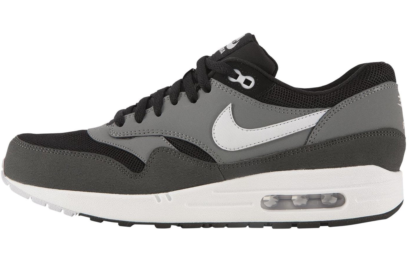 Nike Air Max 1 Black Geyser Grey 537383-001