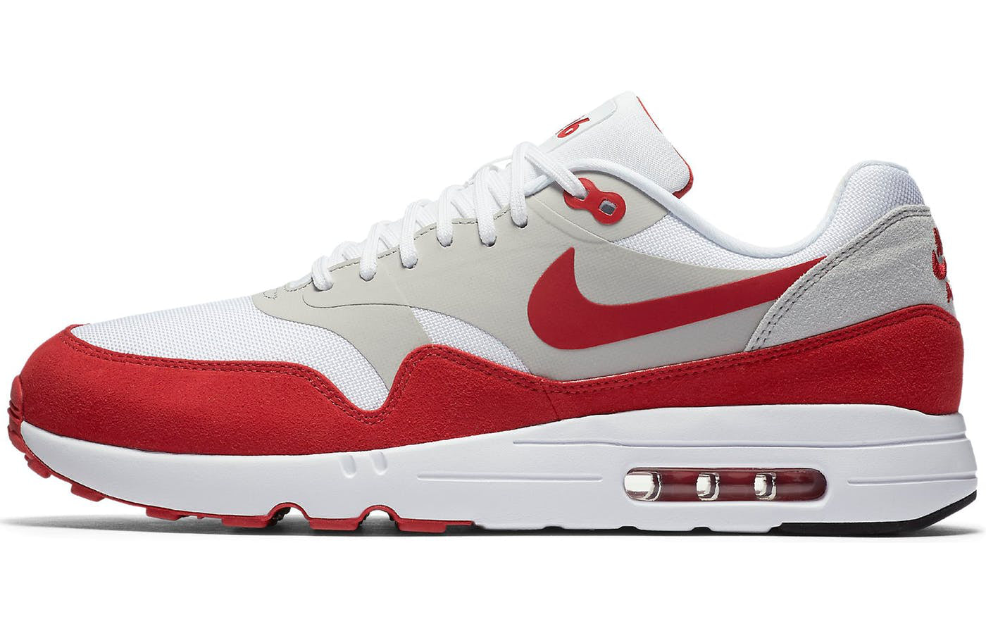 Nike Air Max 1 Ultra 2.0 LE White Sport Red 908091-100