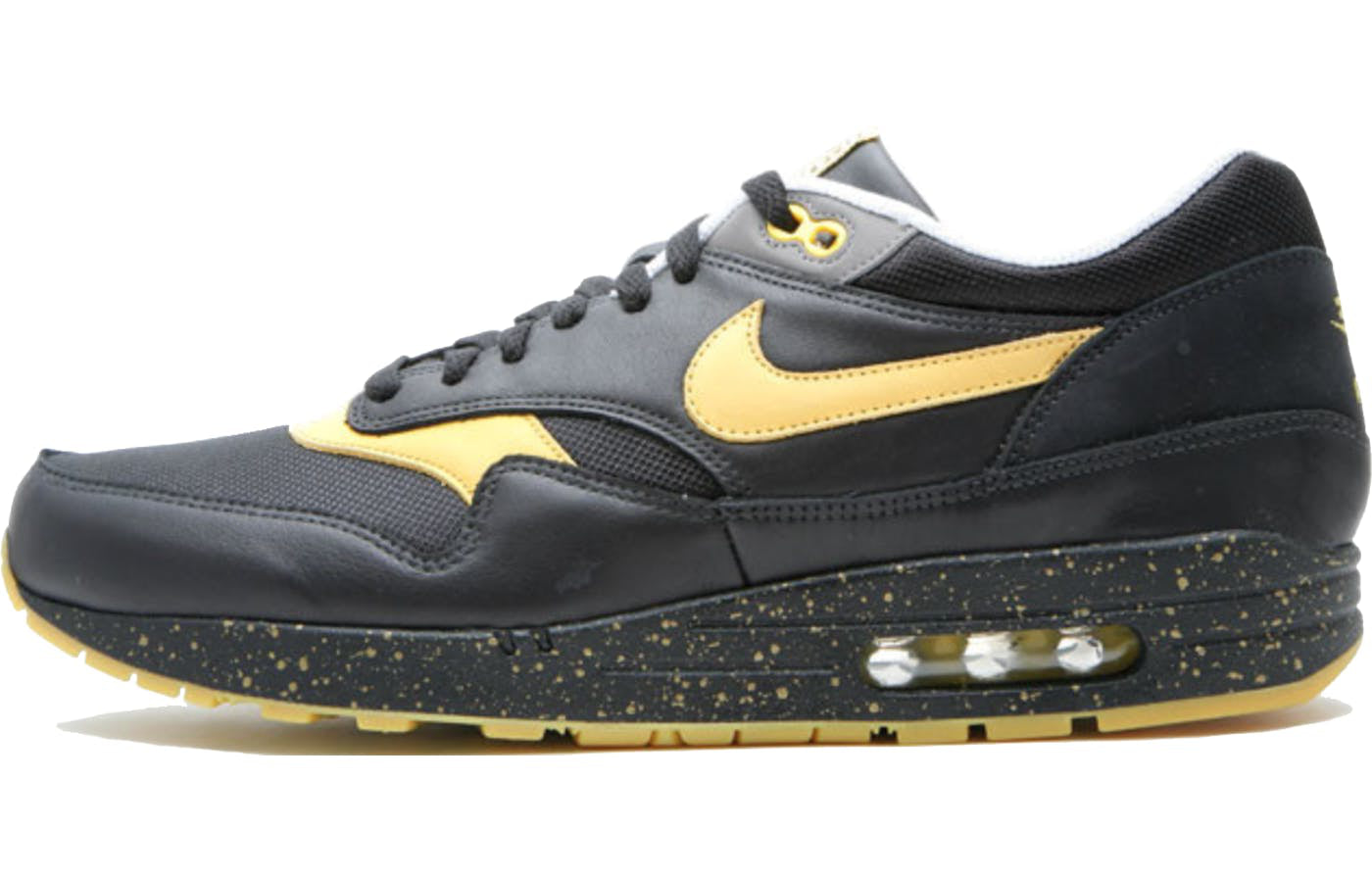 Nike Air Max 1 Premium TZ 'Livestrong' Black/Varsity Maize/White/Soft Grey 372444-071