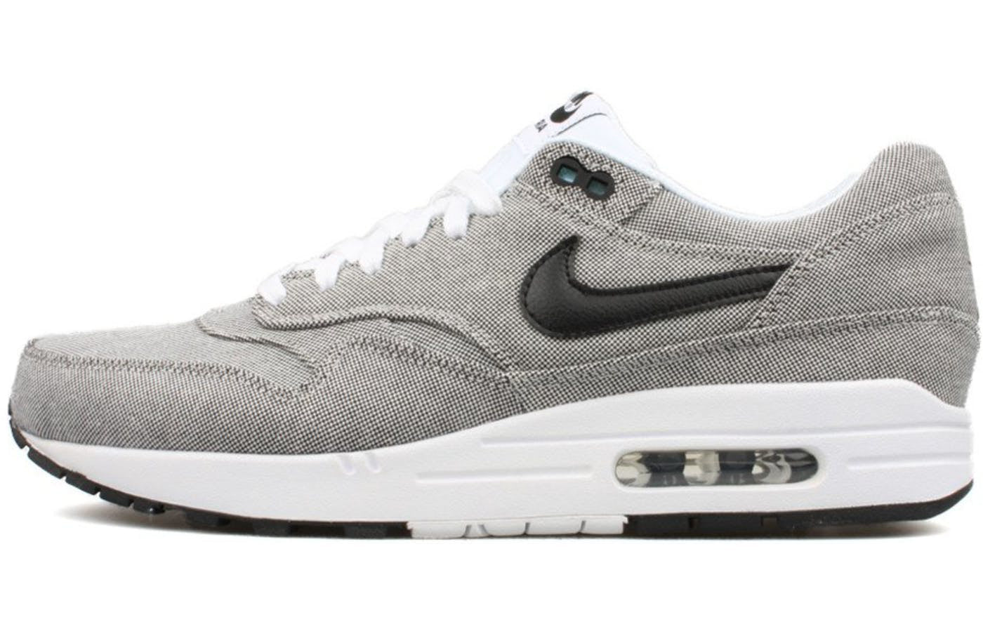 Nike Air Max 1 PRM Canvas - White Black 512033-103