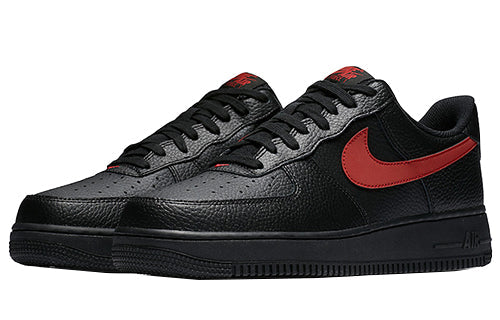 Nike Air Force 1 Low '07 'Black' Black/Black-Gym Red AA4083-011