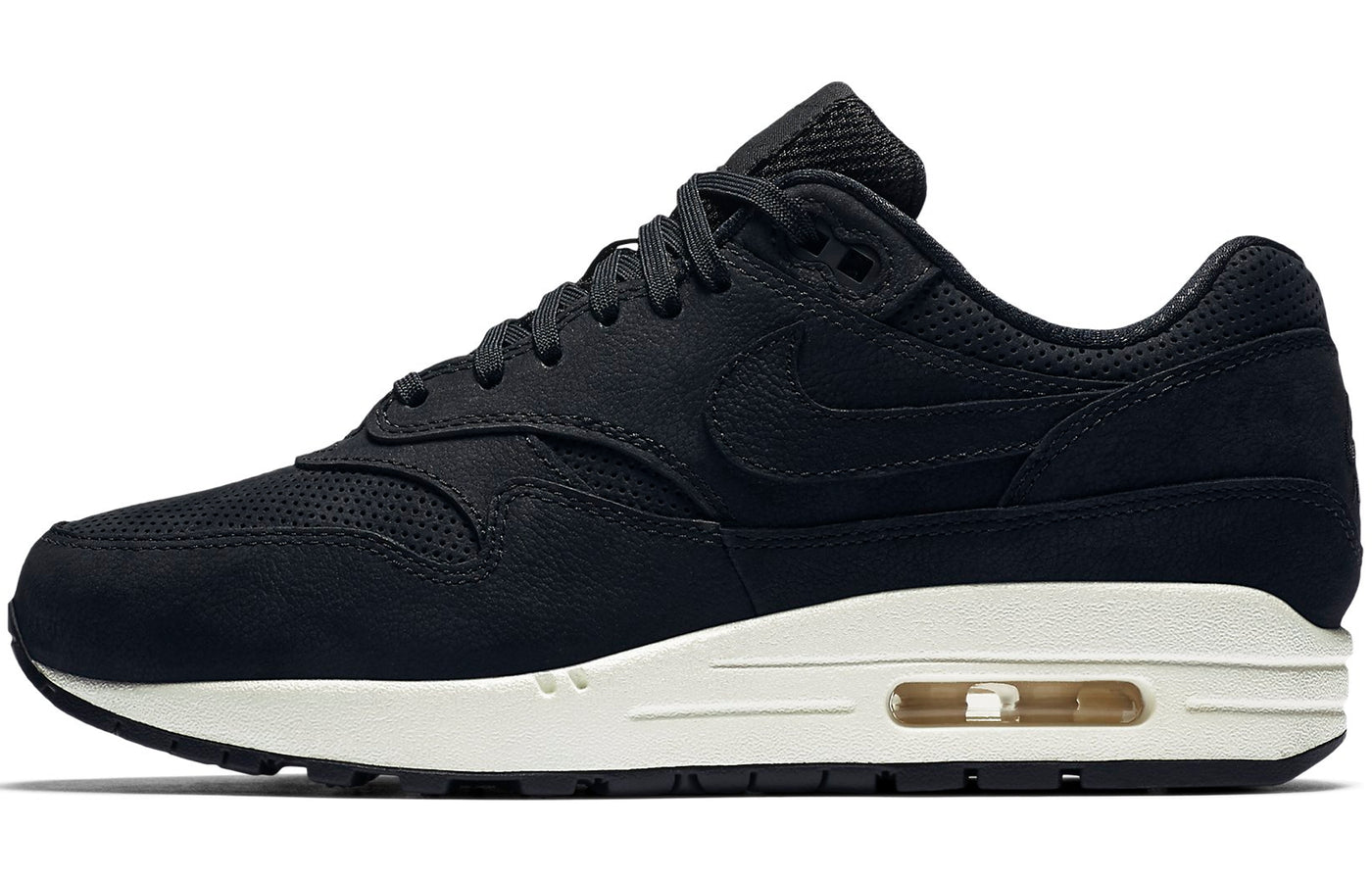 NikeLab Womens WMNS Air Max 1 Pinnacle 'Black' Black/Black/Sail 839608-005