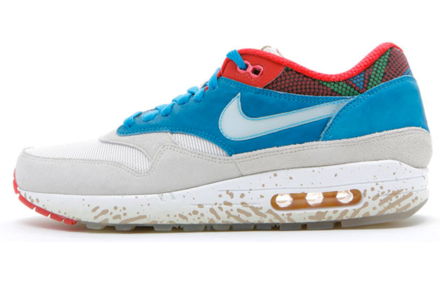 Nike Air Max 1 Premium 'Brazil' Birch/White/Neo Turquoise/Comet Red 318361-211
