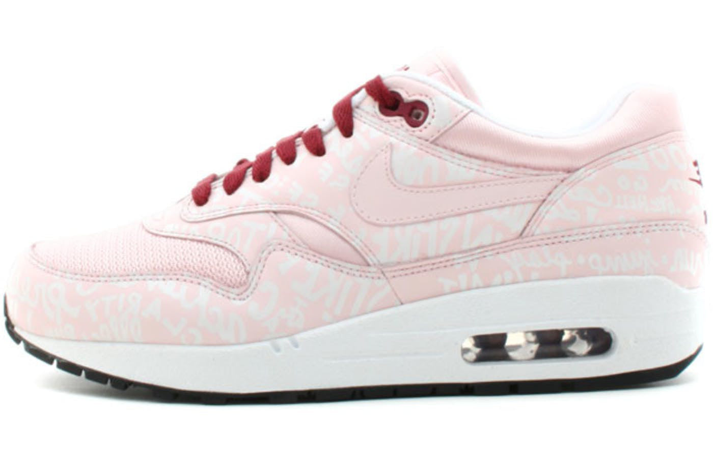 Nike Air Max 1 'Powerwall - Aluminum Pink' Aluminum Pink/Aluminum Pink/White 314199-661