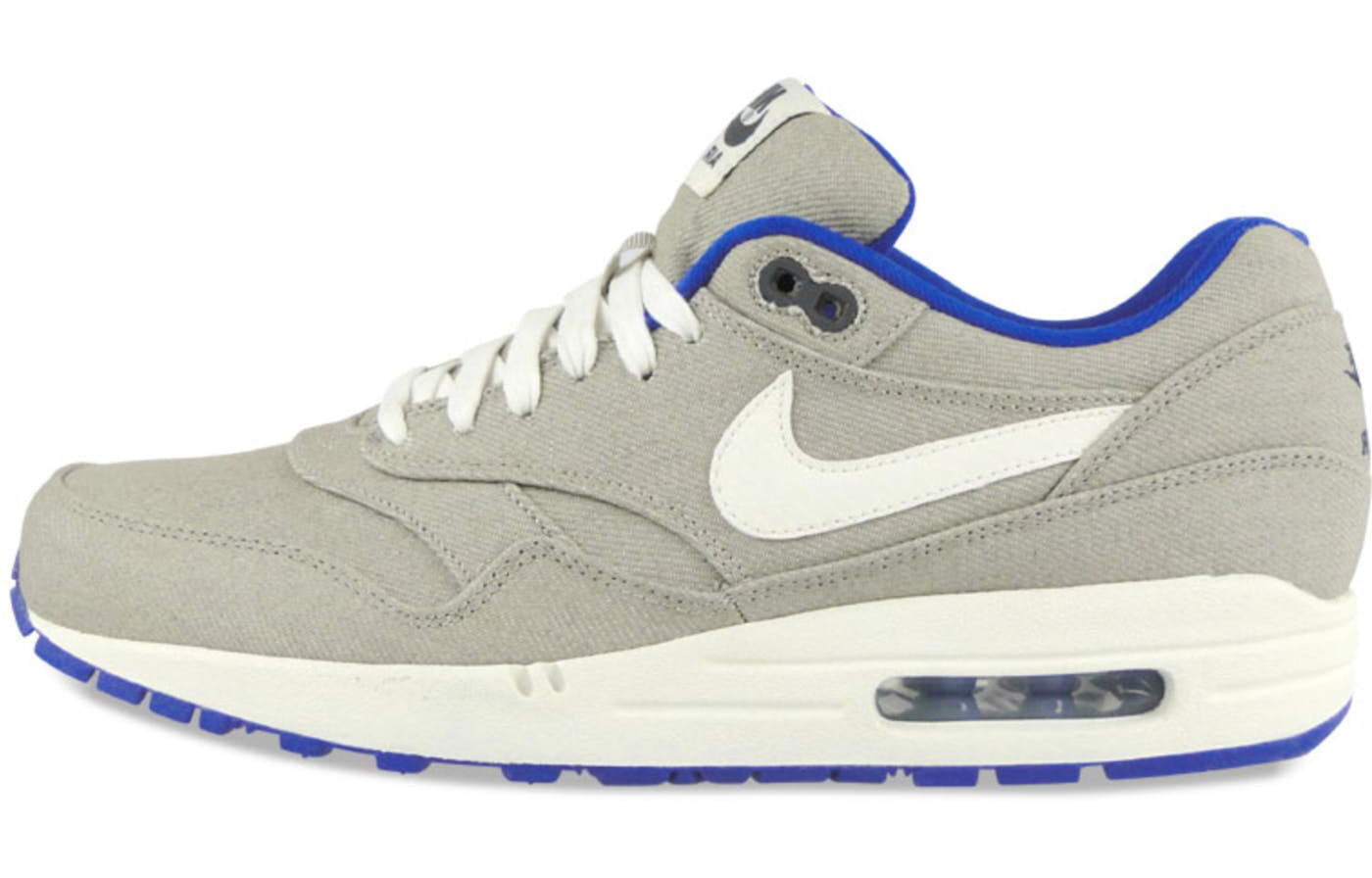 Nike Air Max 1 Premium 'Classic Stone' Classic Stone/Sail/Hyper Blue/Anthracite 512033-040