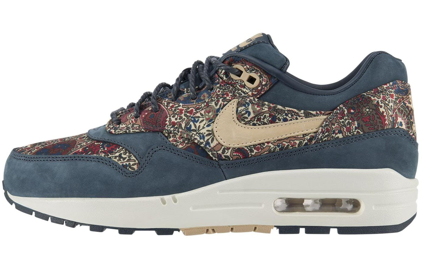 Nike Womens Air Max 1 QS Liberty - Armory Navy Tan 540855-402