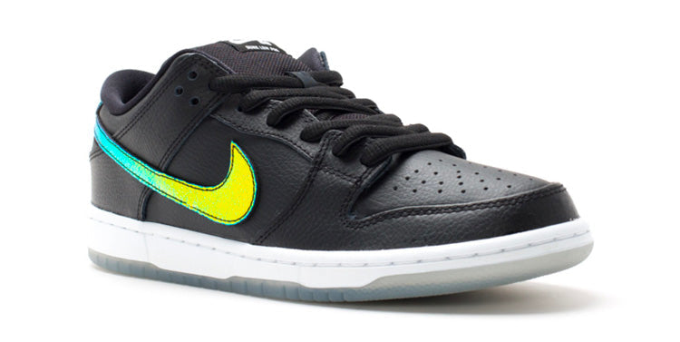 Nike SB Skateboard Dunk Low Pro 'Sparkle' Black / White / Multi-Color 304292-091