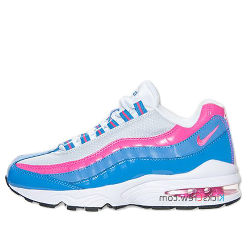 Nike Air Max 95 LE GS White Pink Distinct Blue 310830-110
