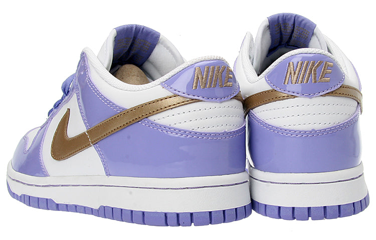 Nike Womens WMNS Dunk Low White/Blue-Grape Cooler 309324-191