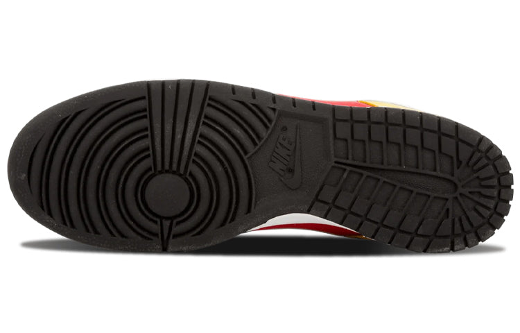 Nike Dunk Low Black/Wht-Chrm Yellow-Sprt Red 304714-014