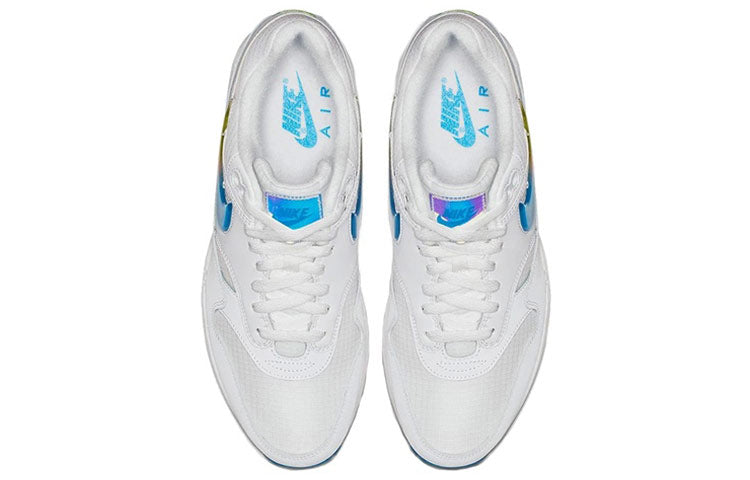 Nike Air Max 1 SE 'Jewel Swoosh' White/Lime Blast/Photo Blue AO1021-101