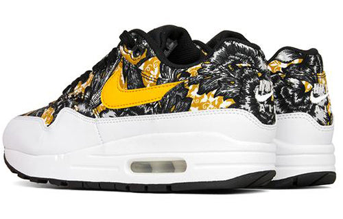 Womens Air Max 1 'Floral' White/University Gold/Black 633737-100