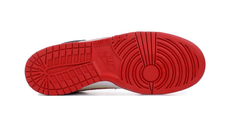 Nike Dunk Mid Pro SB Skateboard 'Ryu' Buff/Sport Red-Black 314383-200