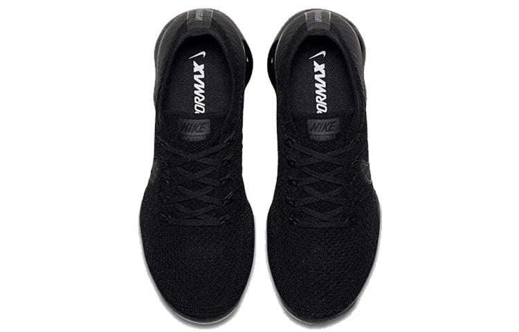 Nike Womens Air Vapormax Flyknit Triple Black 2.0 849557-011