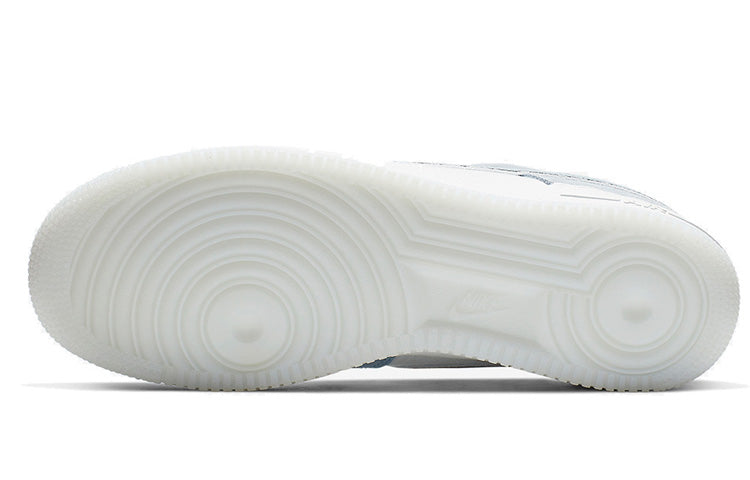 Nike Womens Air Force 1 Low Premium 'Light Armory Blue' Light Armory Blue/Off White/Obsidian Mist 896185-401