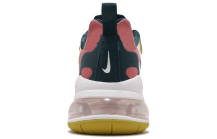 Nike Air Max 270 React 'White Turquoise Yellow' Summit White/Midnight Turquoise/Yellow CT1264-103