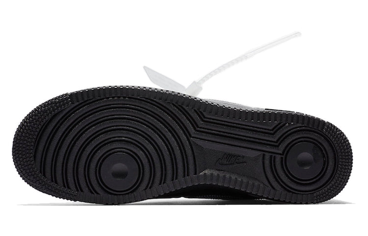 Nike OFF-WHITE x Air Force 1 Low '07 'MoMA' Black/Metallic Silver-Black AV5210-001