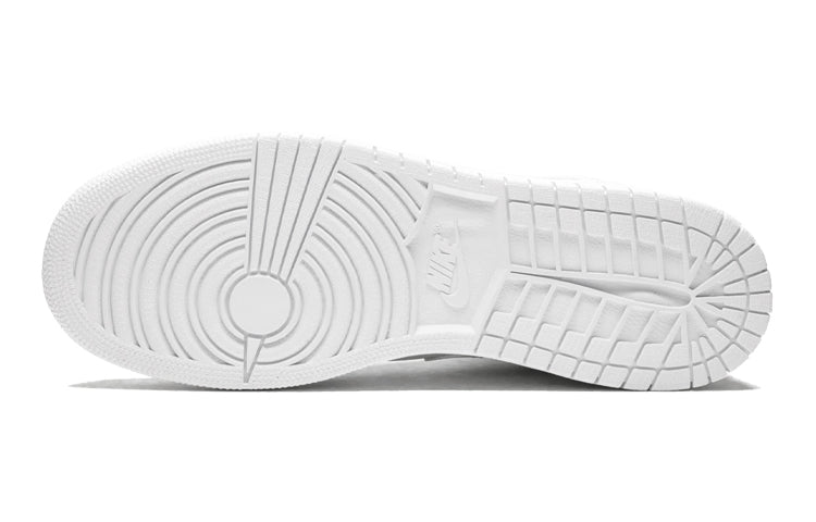 Air Jordan 1 Mid BG White Pure Platinum 554725-104