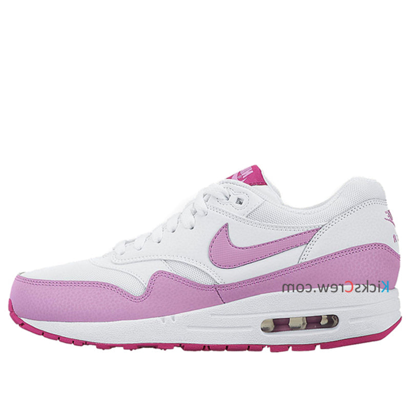 Nike Womens Air Max 1 Essential White Fuchsia Glow 599820-116
