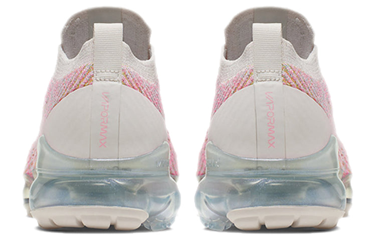 Nike Womens Air VaporMax Flyknit 3 Sunset Pink Sonic Yellow AJ6910-008