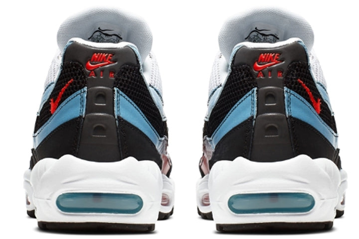 Nike Air Max 95 'Blue Red Gradient' Black/University Red-Blue Fury-White CK0037-001