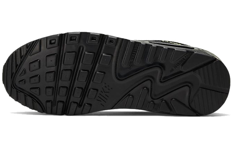 Nike Air Max 90 GS 'Black Volt' Black/Volt/Light Smoke Grey CV9608-001