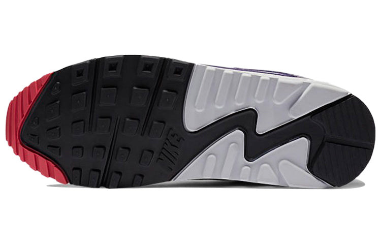 Womens Air Max 90 'Eggplant' White/Eggplant/Flare/Zen Grey CW1360-100