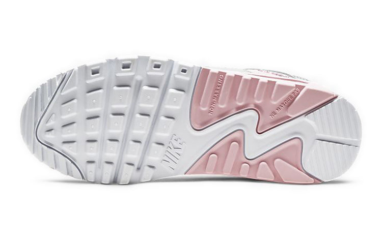 Nike Air Max 90 Leather GS 'Metallic Silver Pink' Light Smoke Grey/White/Pink/Metallic Silver CD6864-004