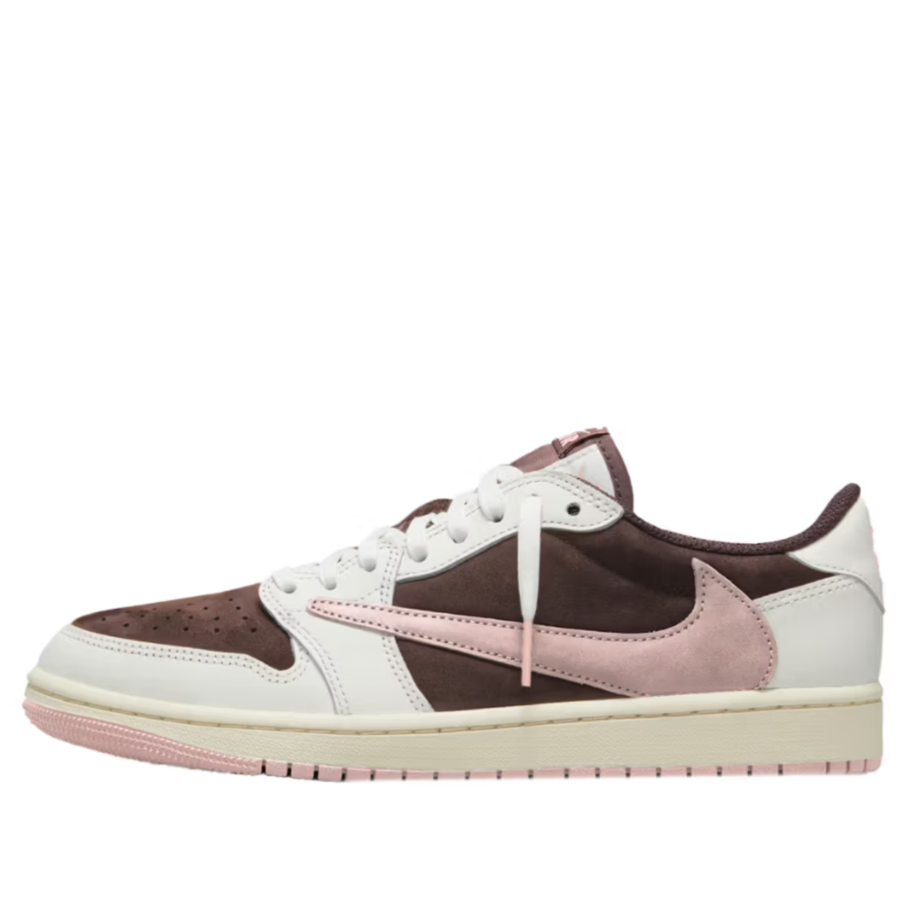 Travis Scott x Air Jordan 1 Low OG “Dark Pony/Pink Oxford” DZ4137