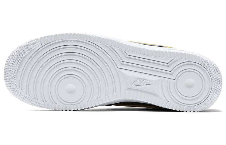 Nike Womens Air Force 1 Low 'Satin' black/wheat gold AA0287-005