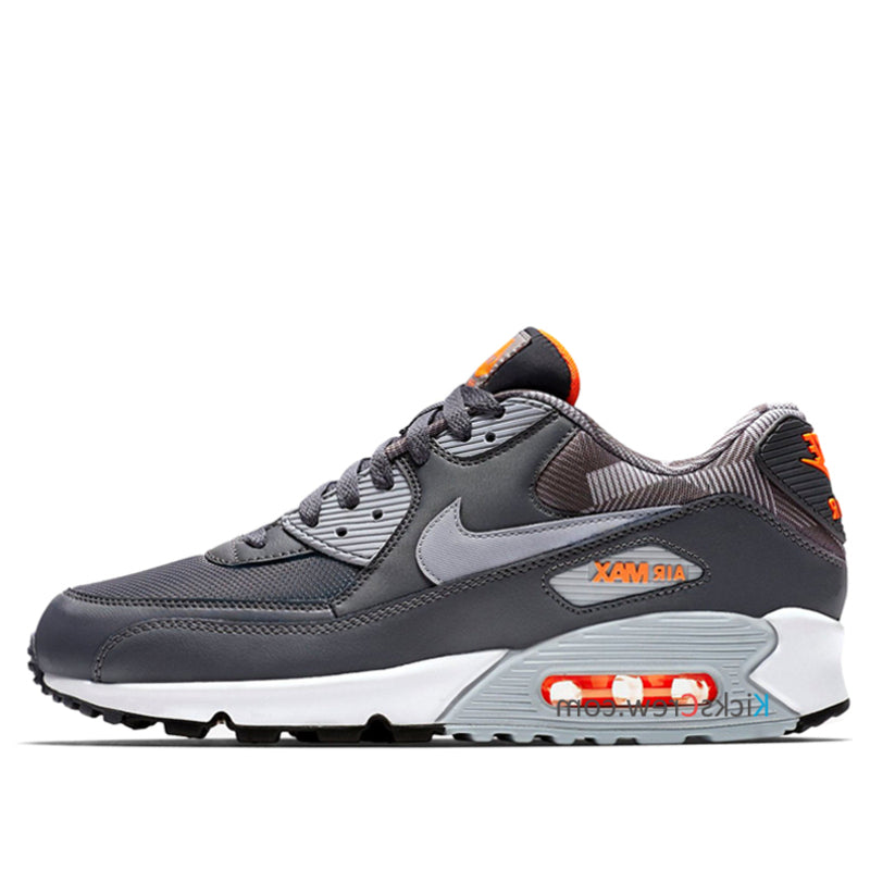 Air Max 90 Print Dark Grey Total Orange 749817-018