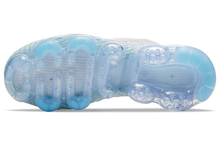 Womens Air VaporMax Flyknit 3 'One Of One' White/Washed Coral/Hydrogen Blue CW5642-100