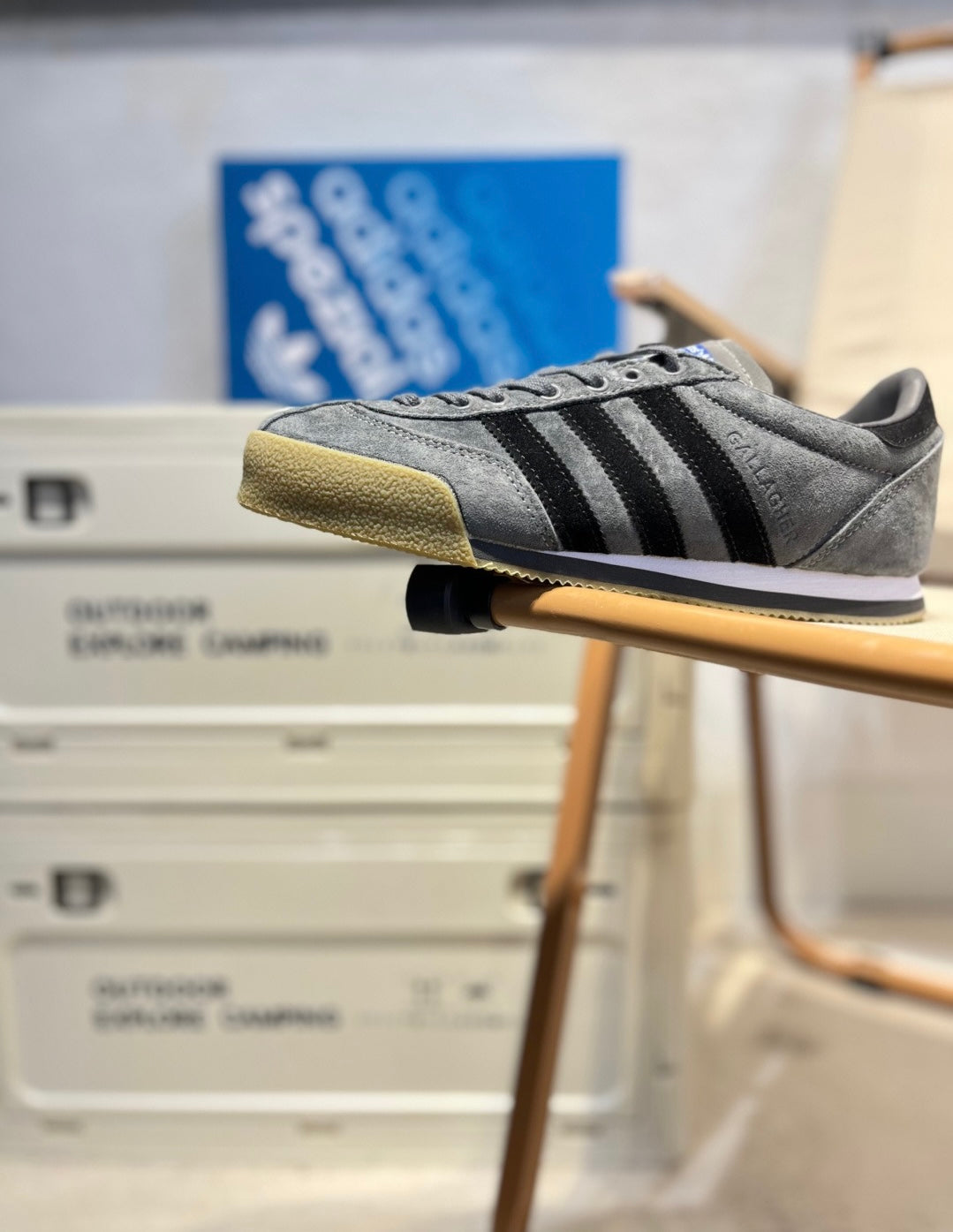 The Liam Gallagher x Adidas LG2 SPZL Grey GW3805