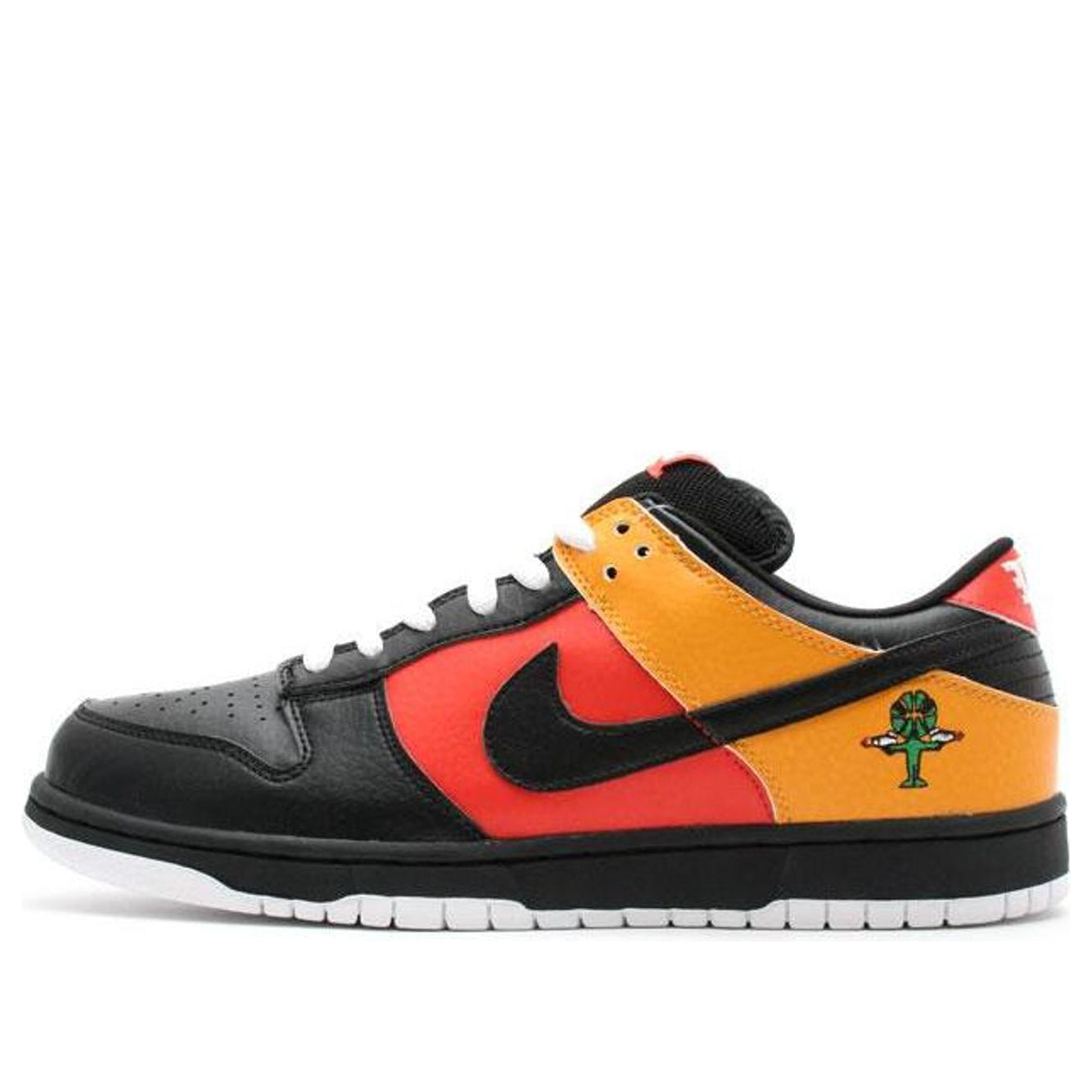 Nike Dunk Low Pro SB Skateboard 'Raygun' Orange Flash/Black-Black 304292-803