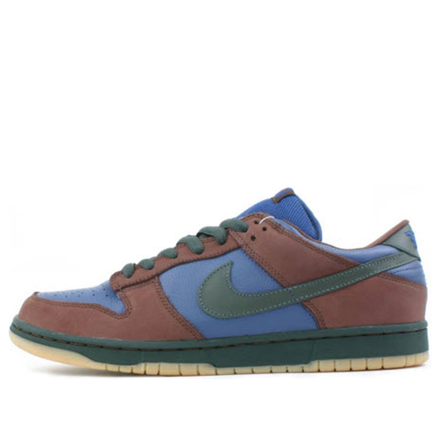 Nike Dunk Low Pro SB Skateboard 'Barf' Navy/Outdoor Green-Light Chocolate 304292-431