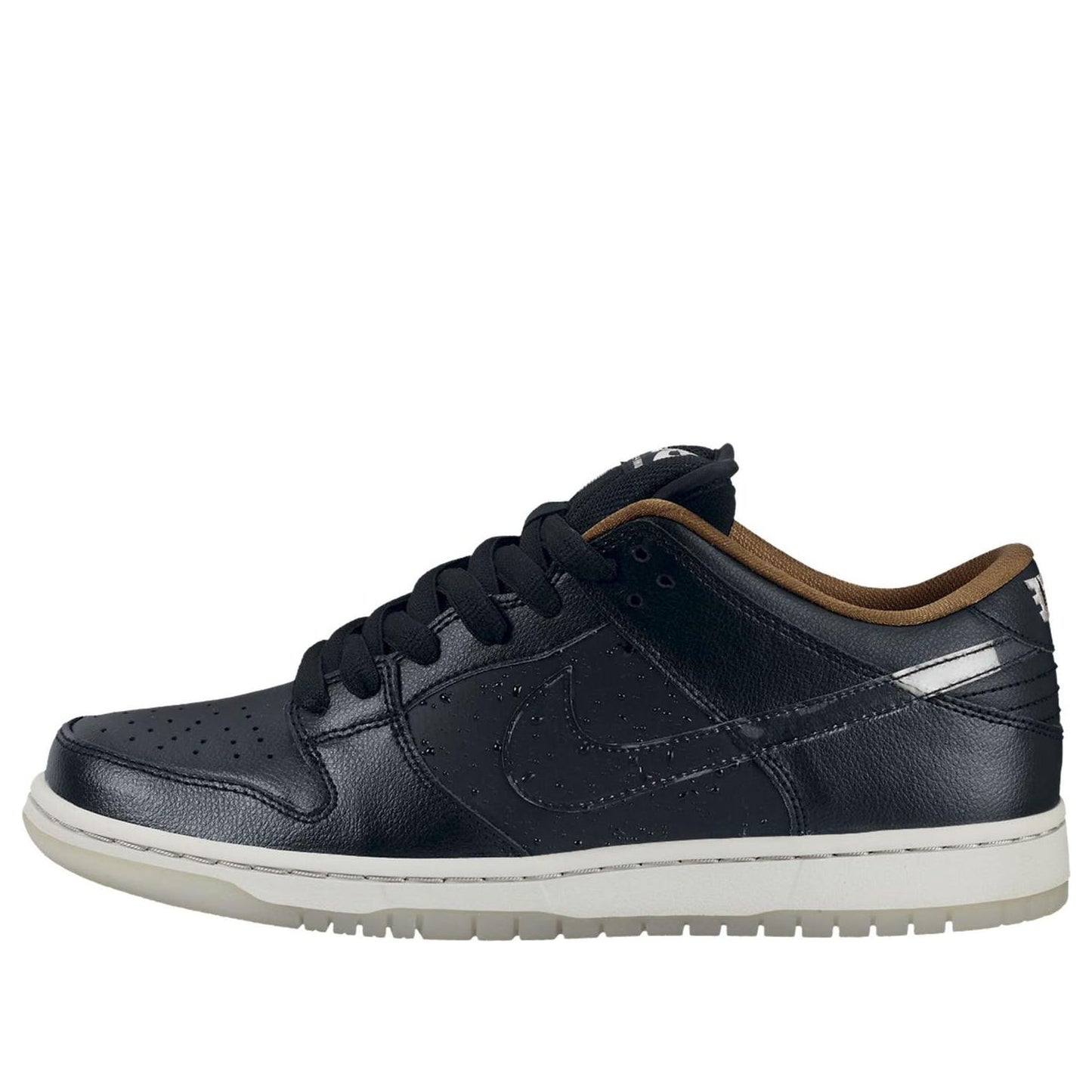 Nike Dunk Low Premium SB Skateboard Qs 'Black Rain' Black/Clear-Light Bone 504750-011