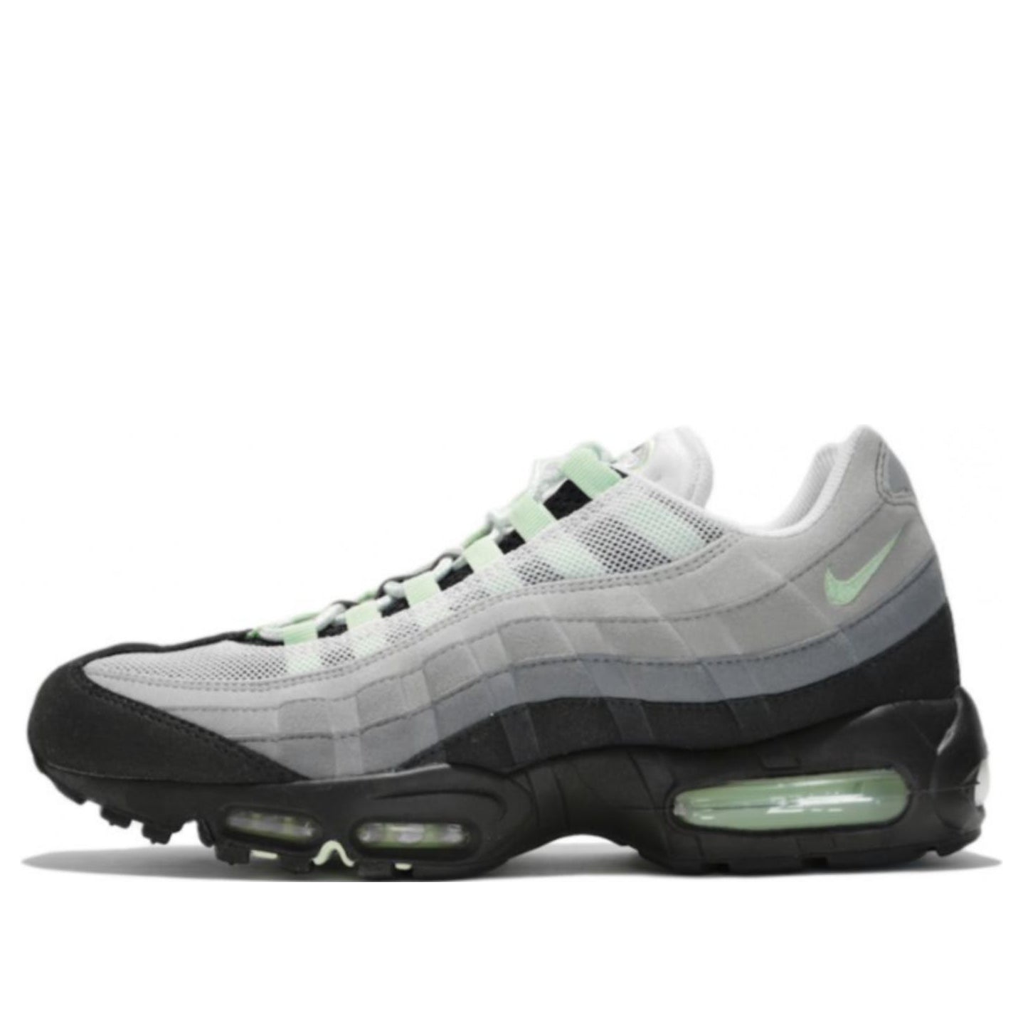 Air Max 95 'New Green' White/Nw Grn-Ntrl Gry-Mdm Gry 609048-136