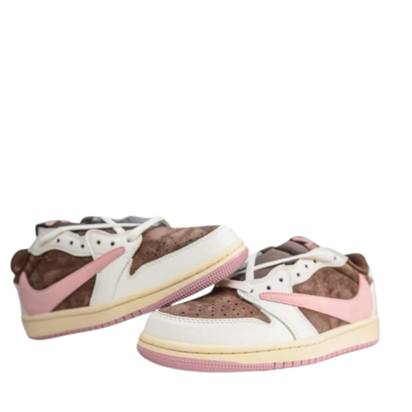 Travis Scott x Air Jordan 1 Low OG “Dark Pony/Pink Oxford” DZ4137-206