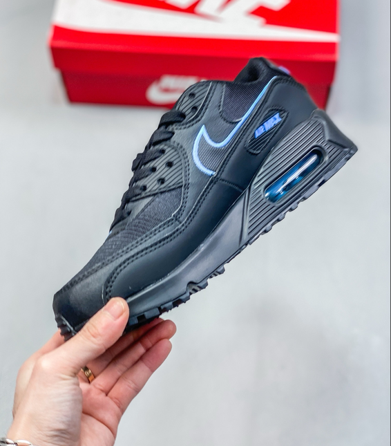 Nike Air Max 90 "Black University Blue" 006-231