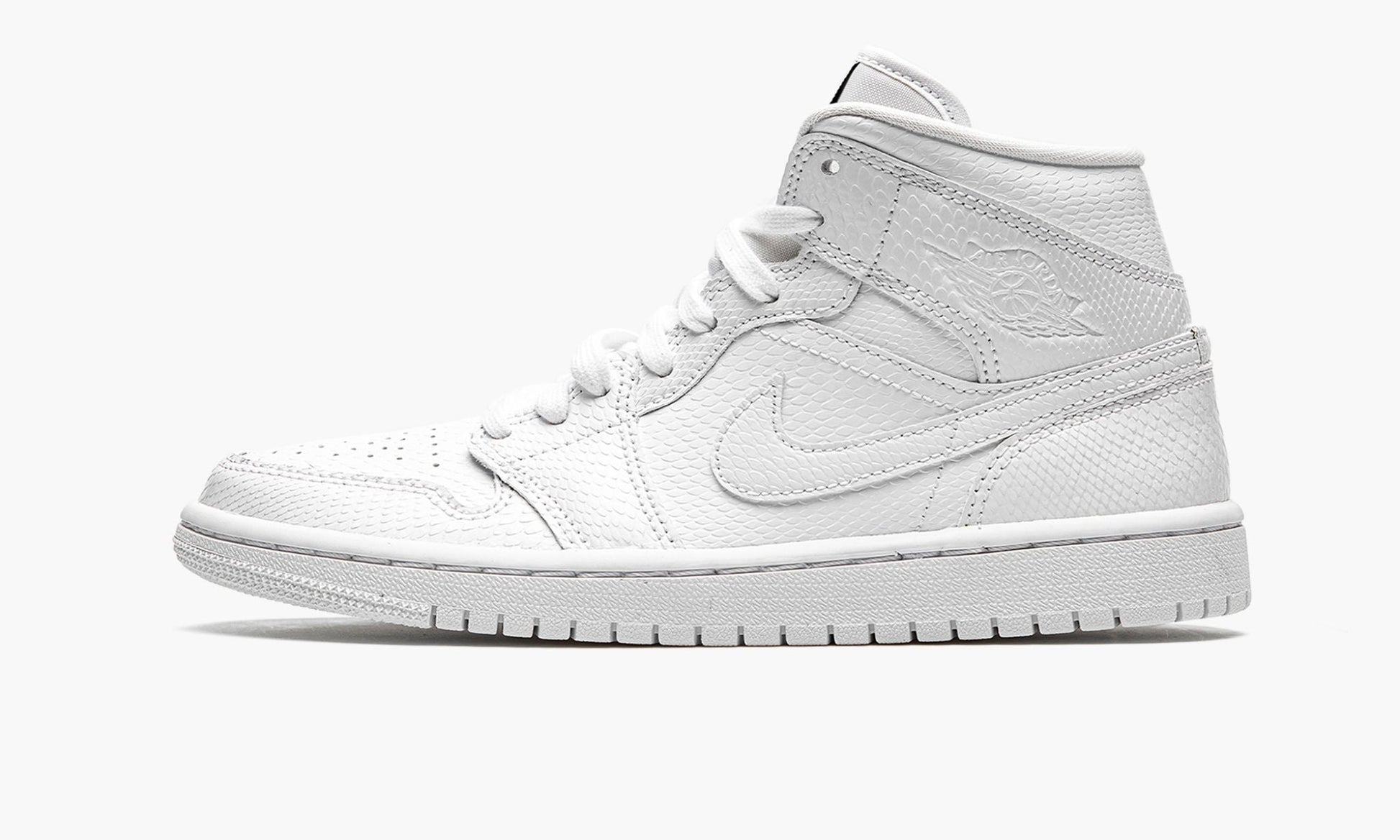 WMNS Air Jordan 1 Mid "White Snakeskin"