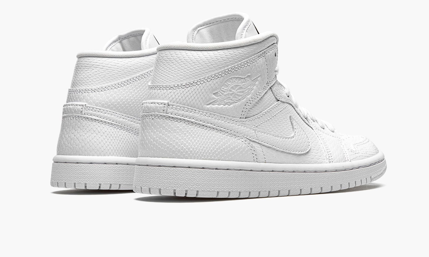 WMNS Air Jordan 1 Mid "White Snakeskin"