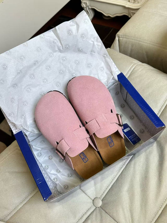 Birkenstock Boston Suede Pink 0060461