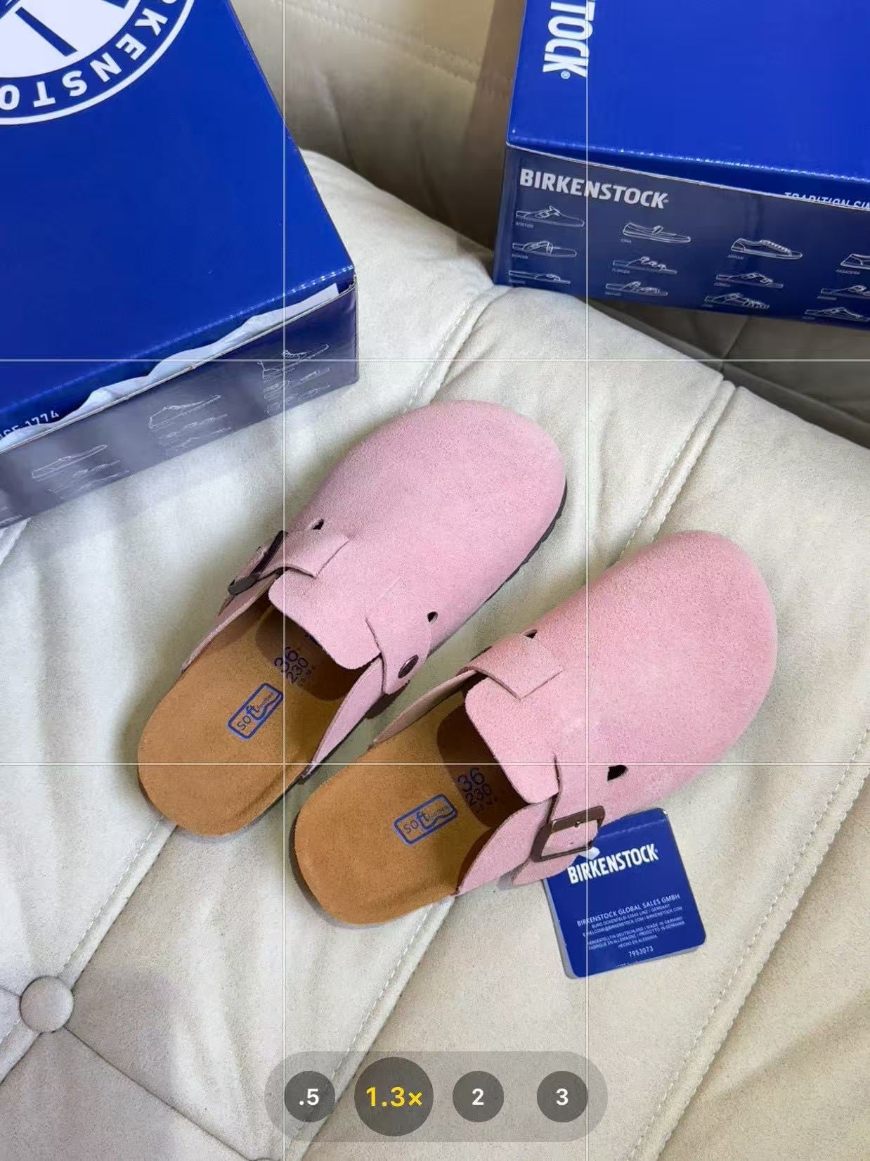 Birkenstock Boston Suede Pink 0060461