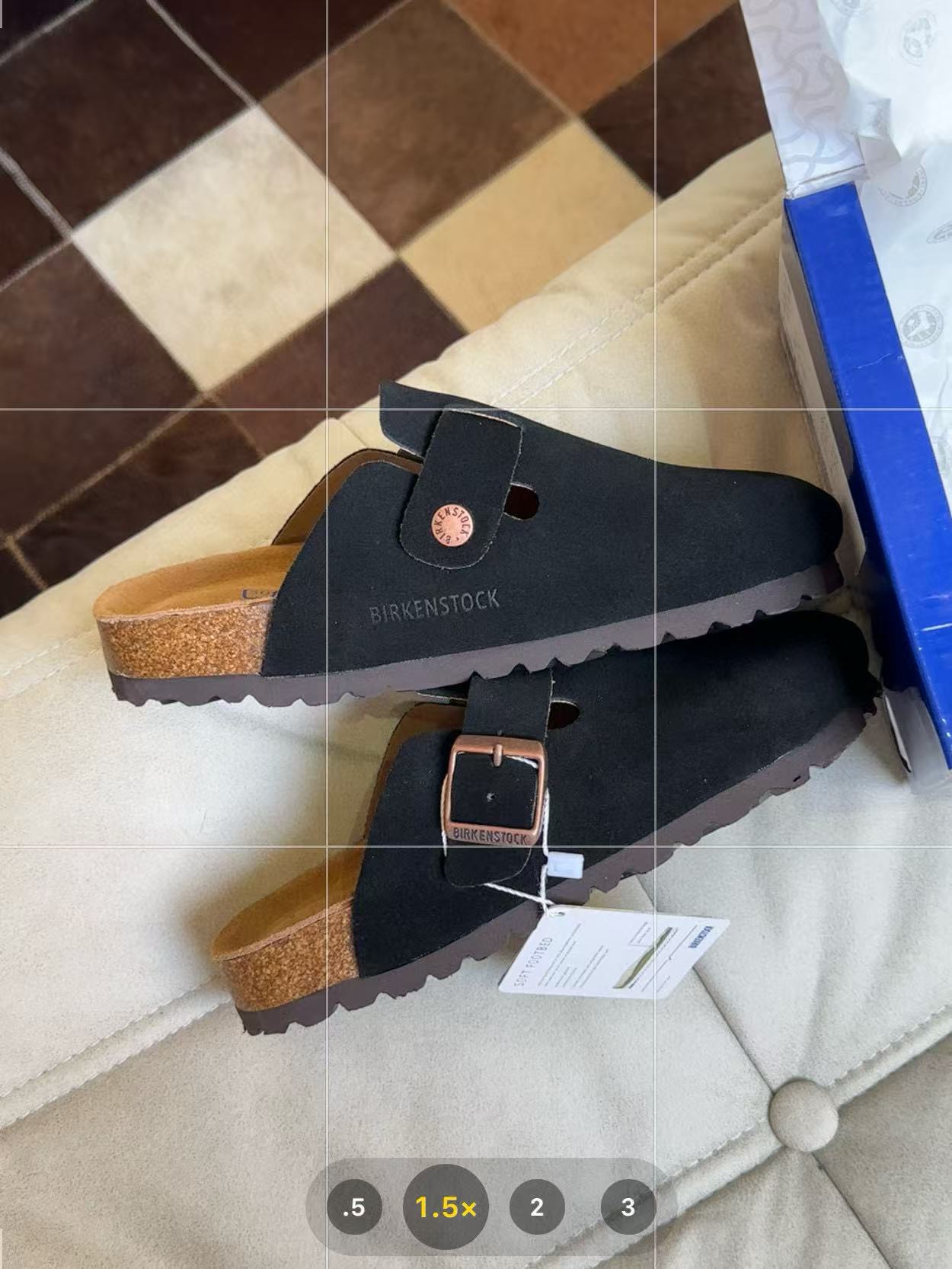 Birkenstock Boston Suede Black 0060461
