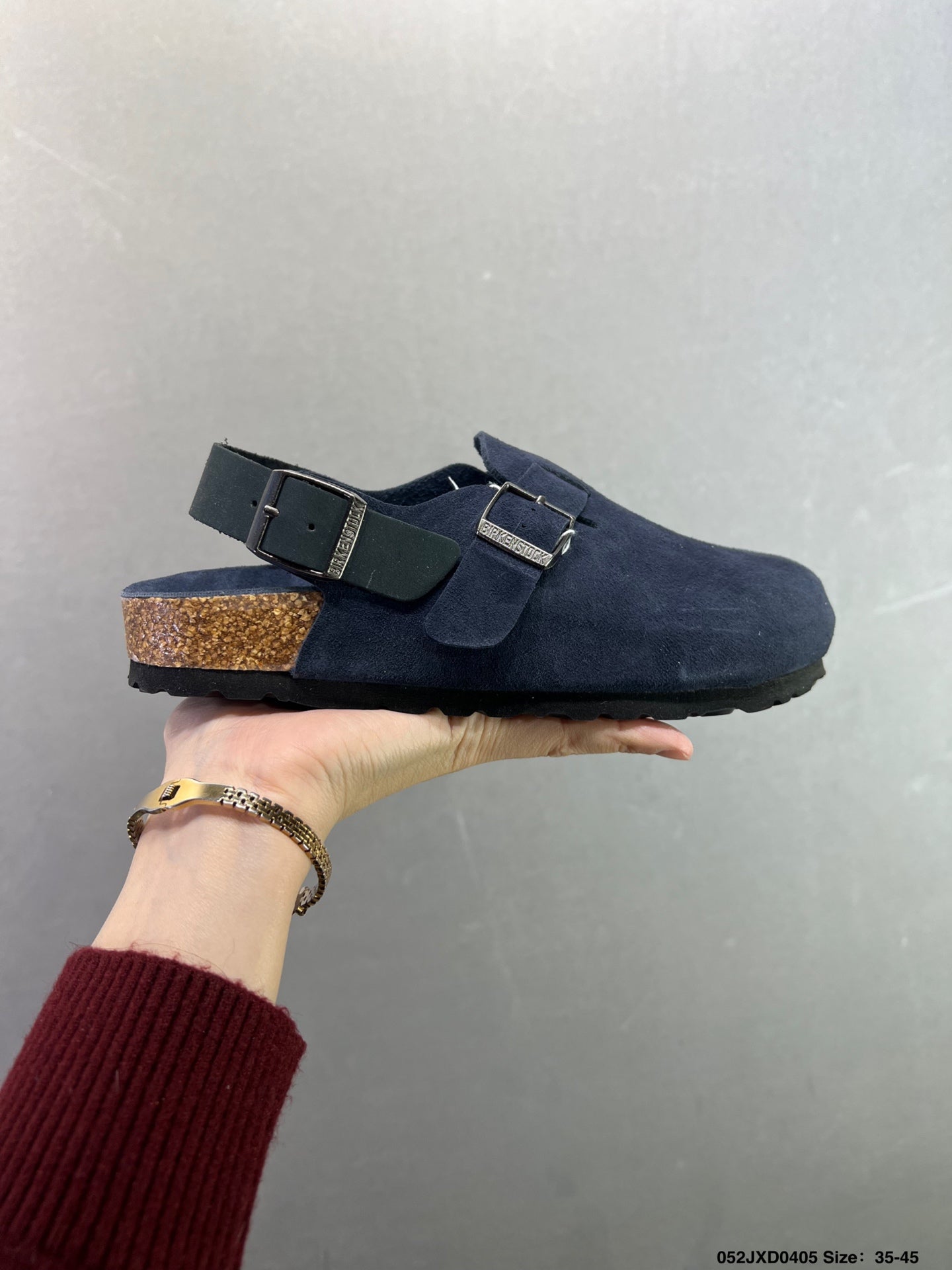 Birkenstock London Suede Leather Navy 1010503