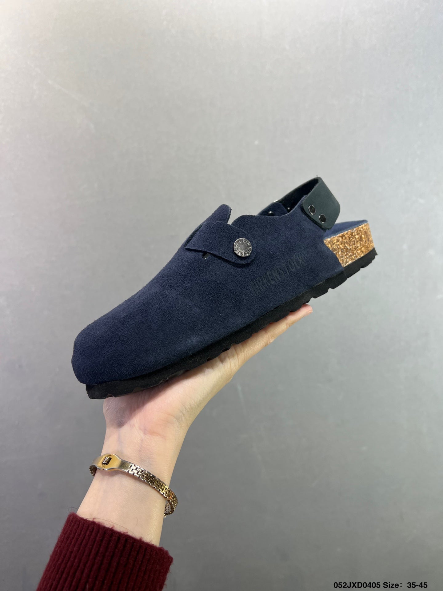 Birkenstock London Suede Leather Navy 1010503
