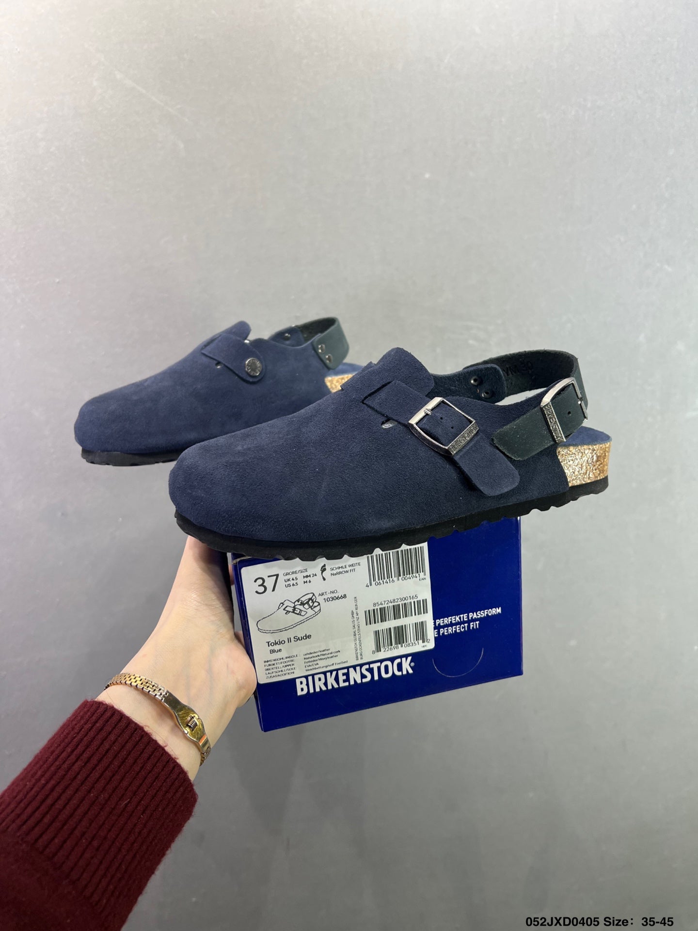Birkenstock London Suede Leather Navy 1010503