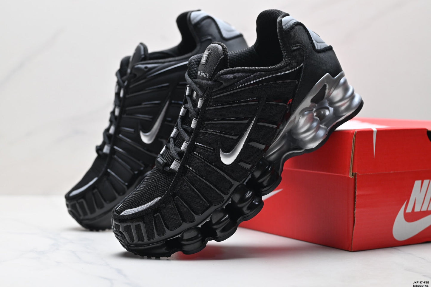 Nike Shox TL in the "Black/Metallic Silver"  CN0151-003